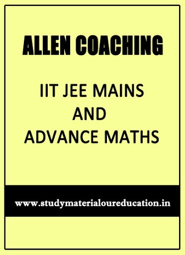 IIT-JEE NOTES