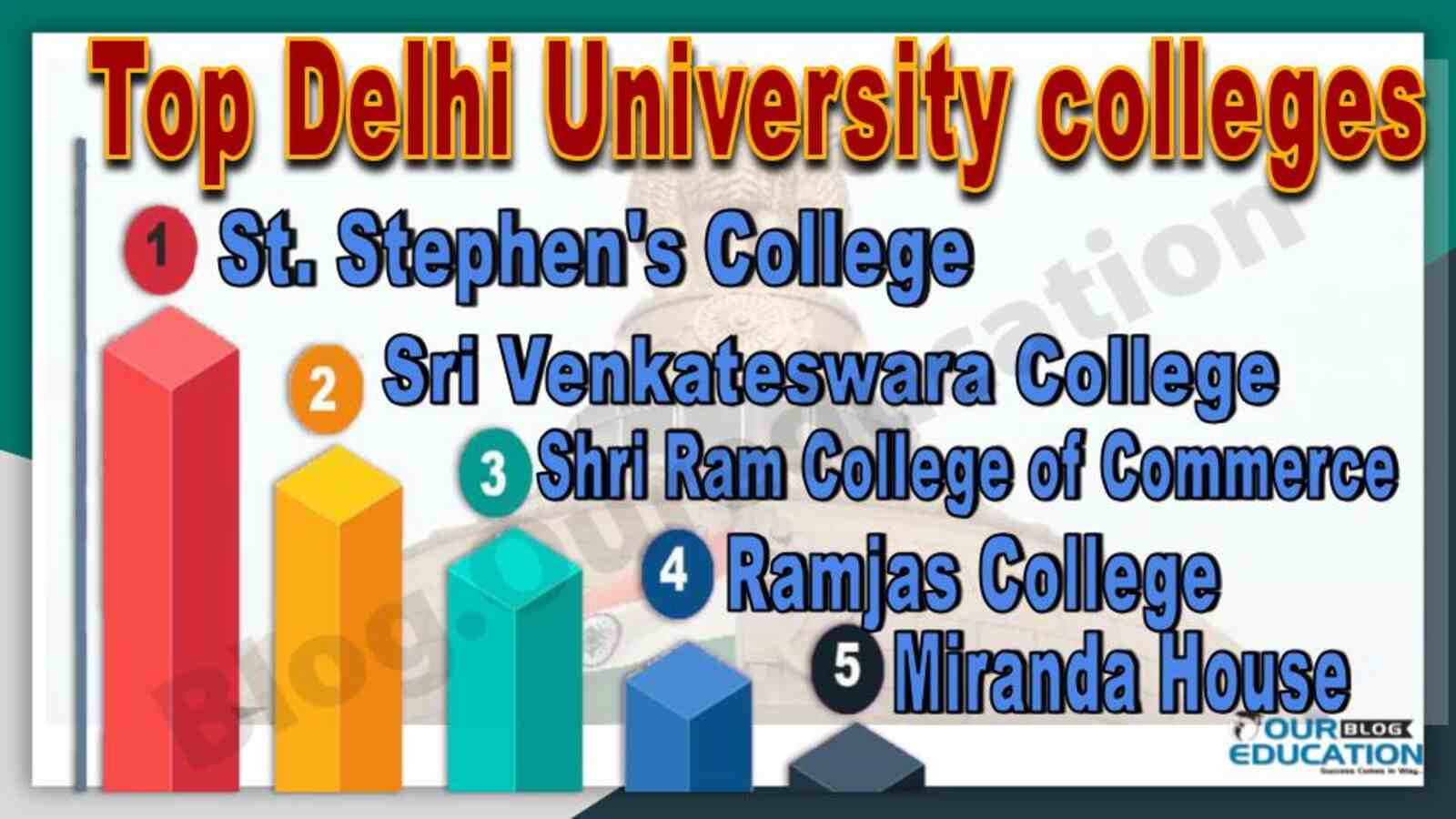 Top 10  Delhi University colleges