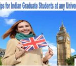 Scholarship for indian graduates students in UK