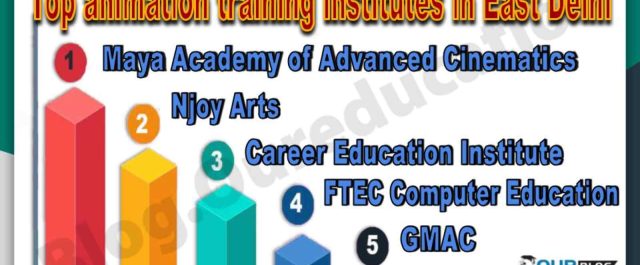 Best animation training institutes in East Delhi