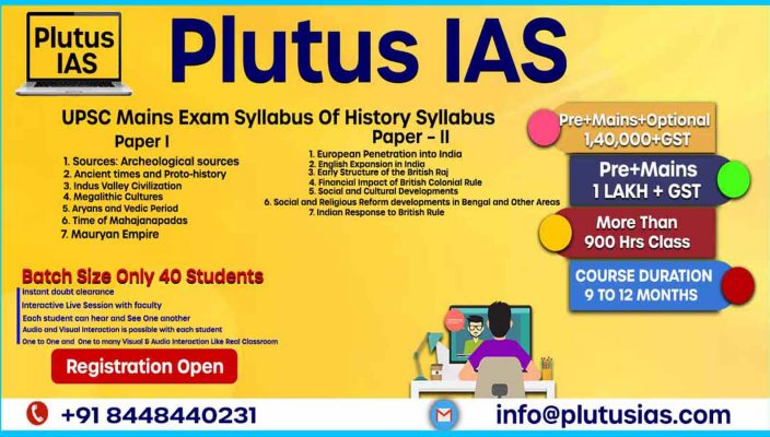 UPSC History Syllabus 2020-21