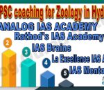 Best UPSC coaching Institute for Zoology in Hyderabad