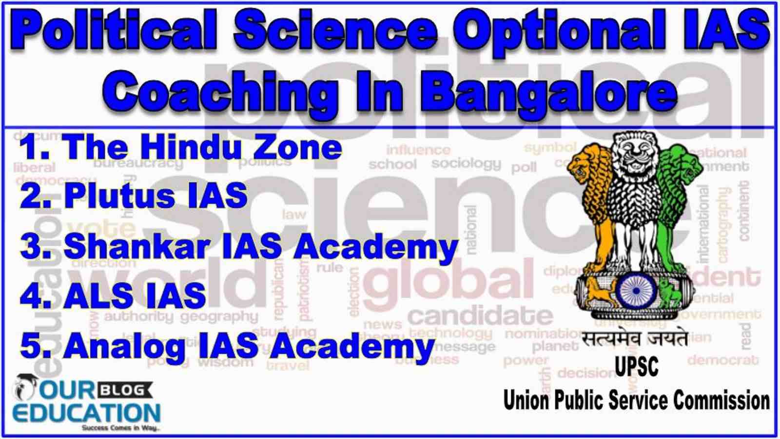 Political Science in Bangalore