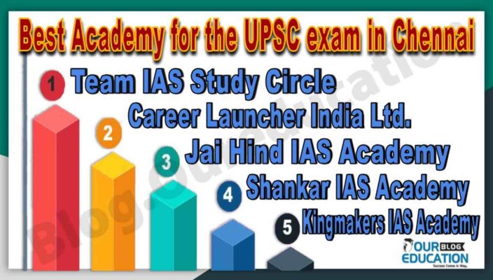 which is the best Institute for the UPSC exam in Chennai