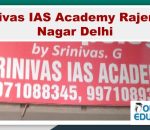 Srinivas IAS Coaching Academy Rajendra Nagar Delhi