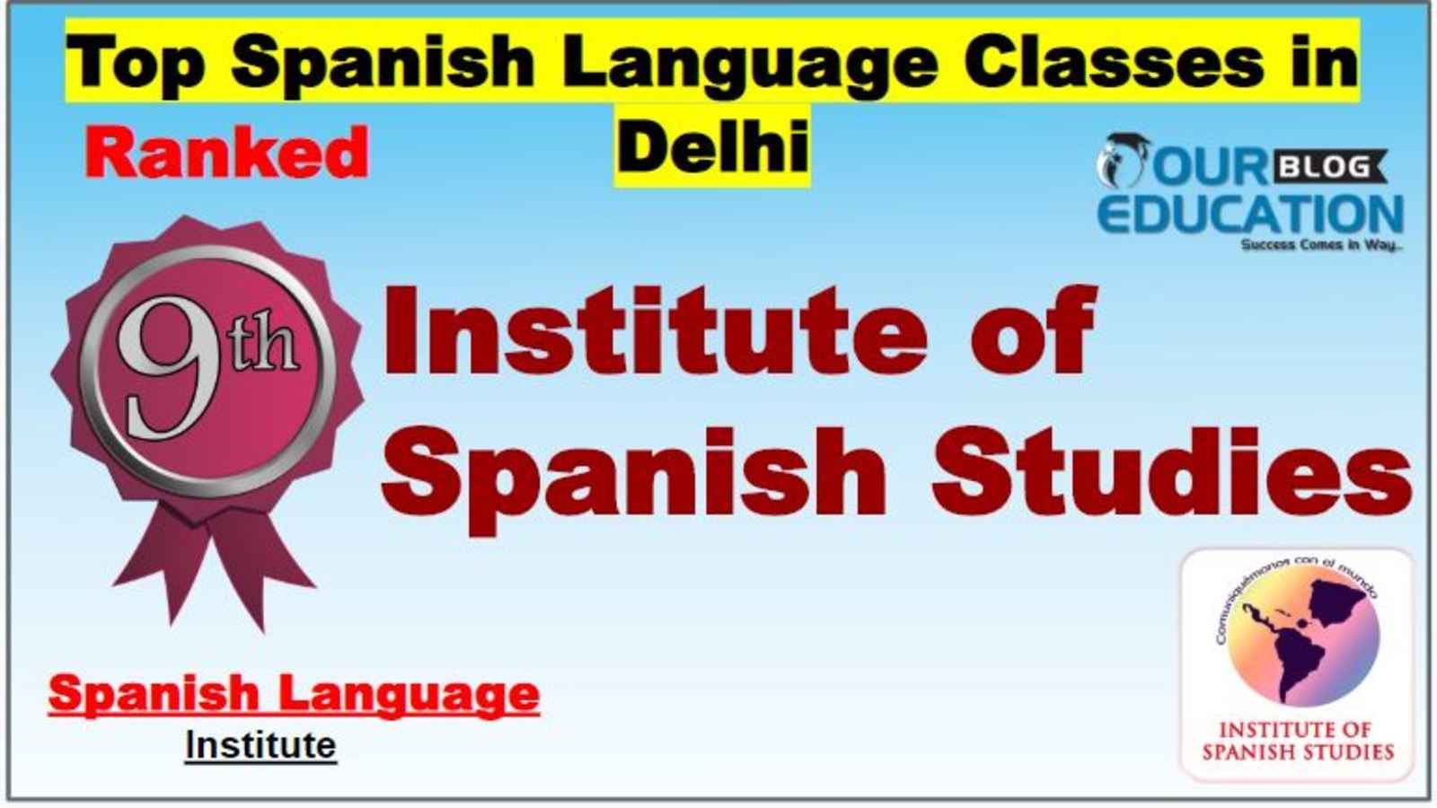 Classes for Spanish Language in Delhi