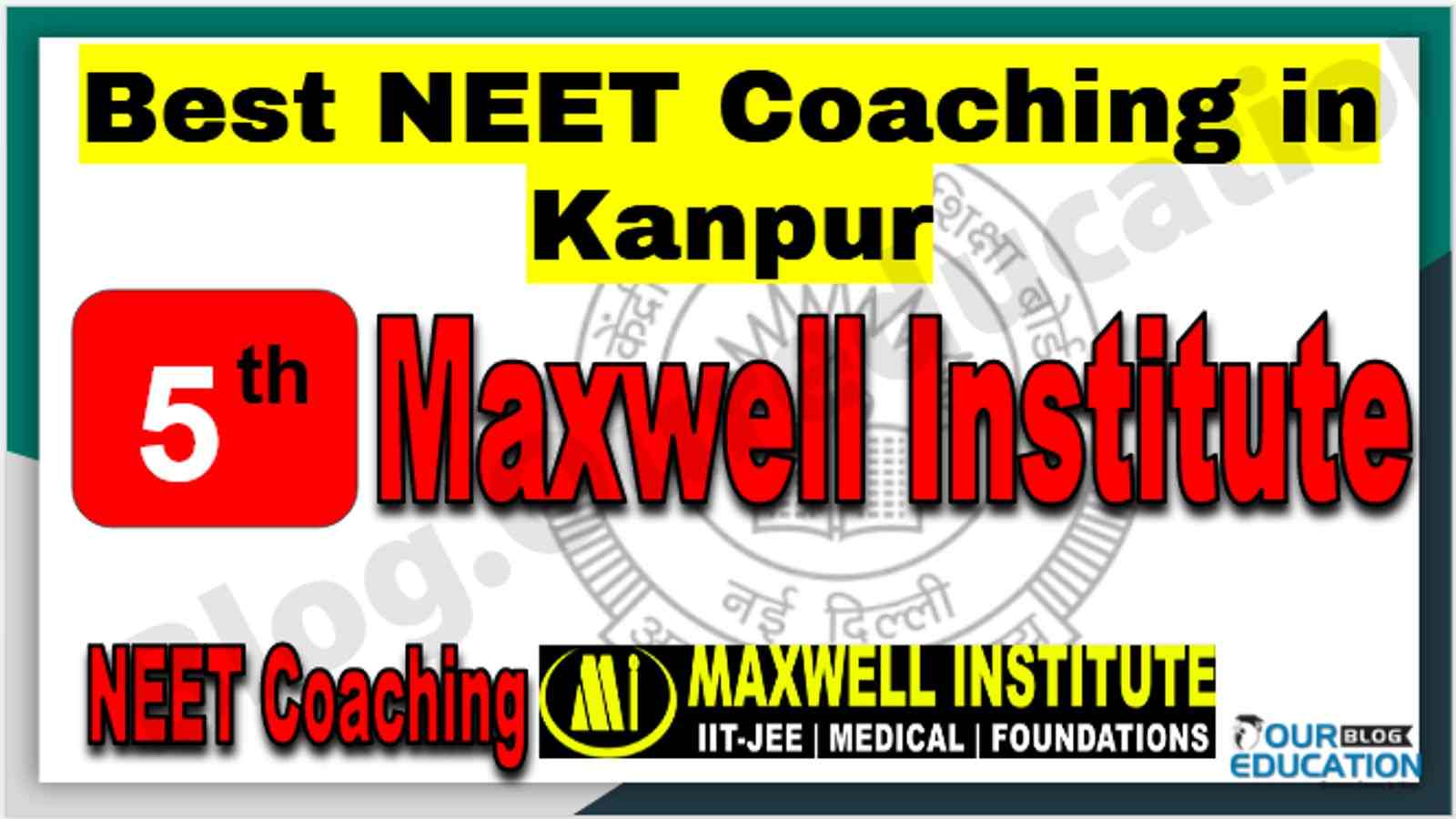 Rank 5th NEET Coaching in Kanpur