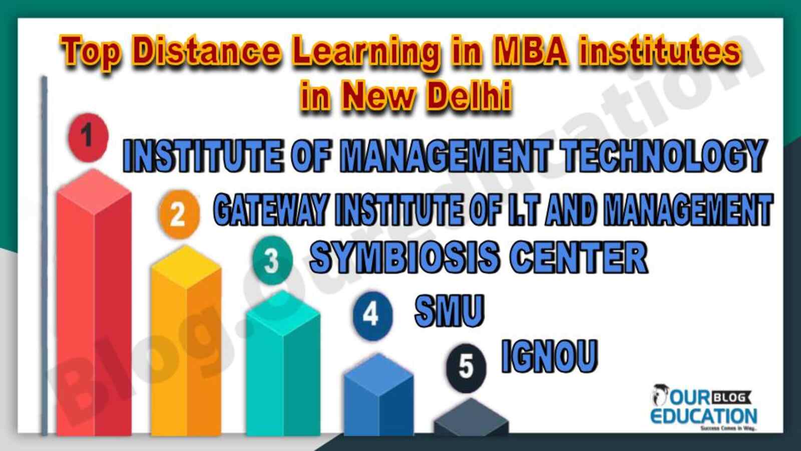 Top Distance Learning in MBA institutes in New Delhi