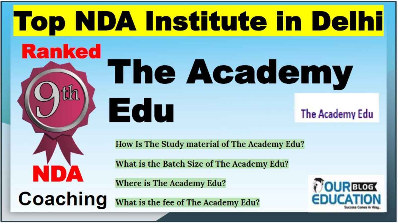 NDA Coaching in Delhi Best Coaching Institute for NDA in Delhi