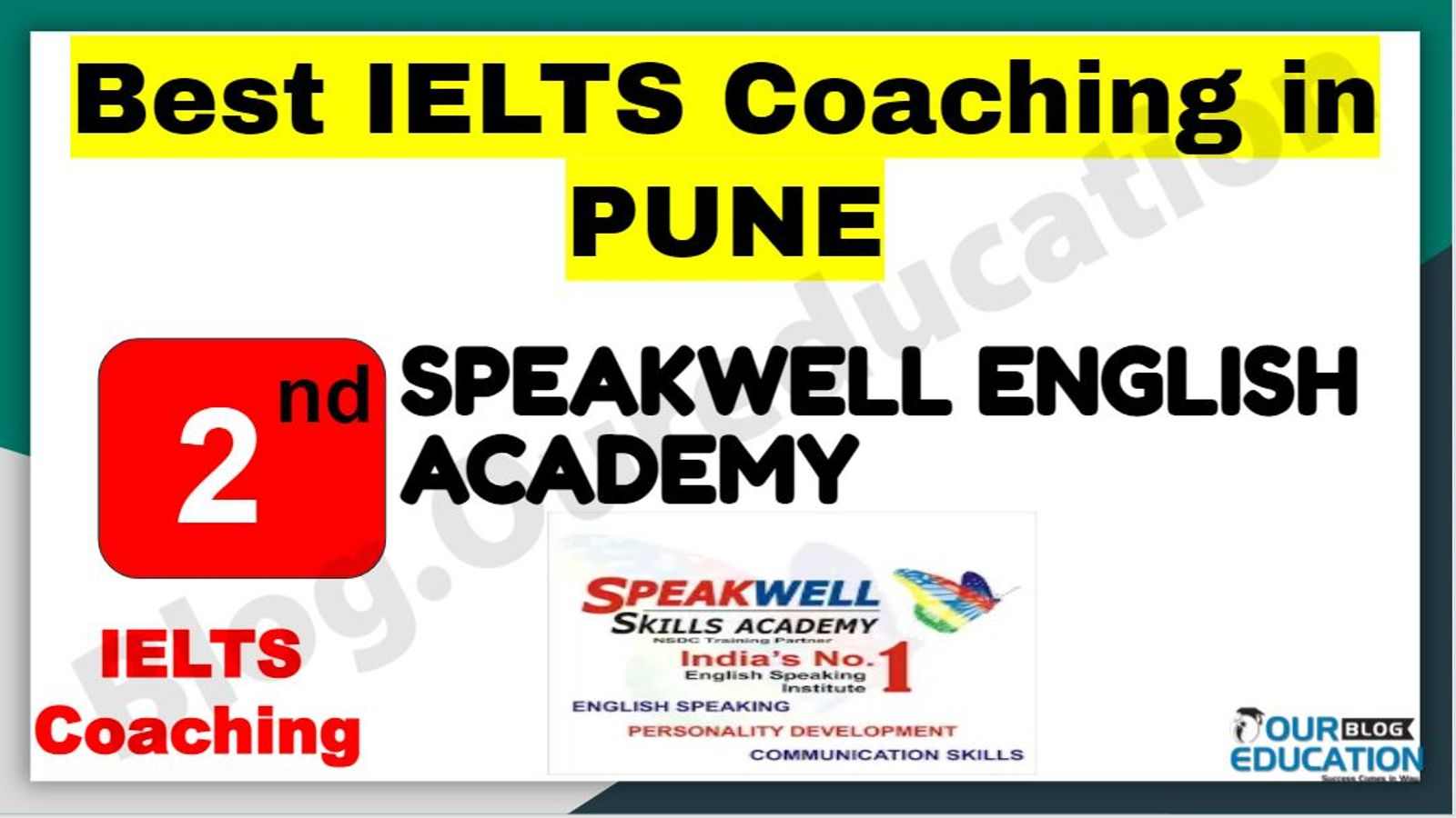 Rank 2 Best IELTS Coaching in Pune