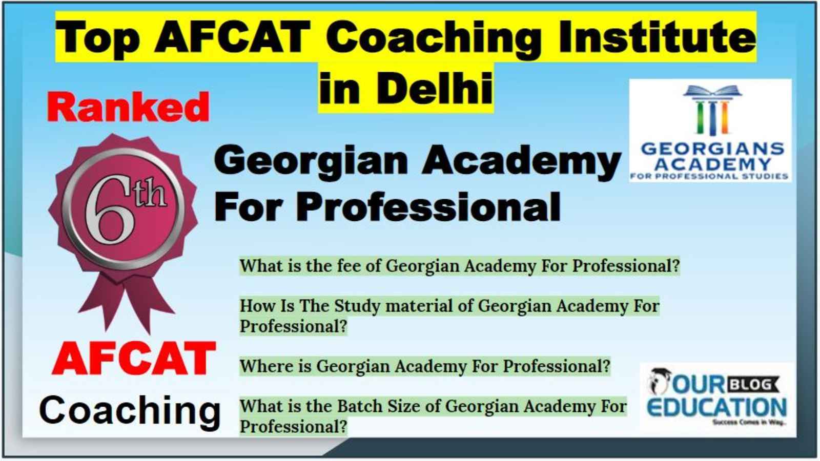 Top AFCAT Coaching Center in Delhi