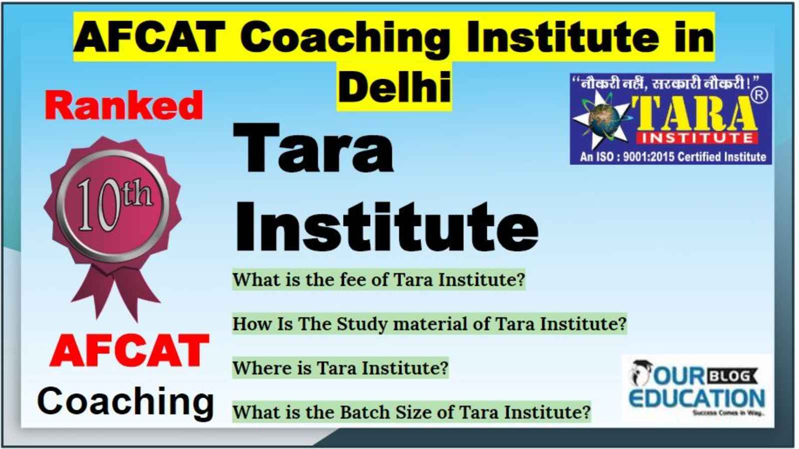 Top Institute for AFCAT in Delhi