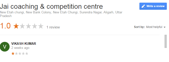 Jai SSC Coaching and Competition Center in Aligarh