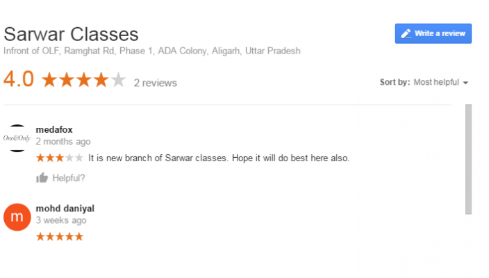 Sarwar IIT and Medical Classes in Aligarh