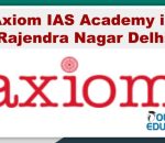 Axiom IAS Academy in Rajendra Nagar Delhi
