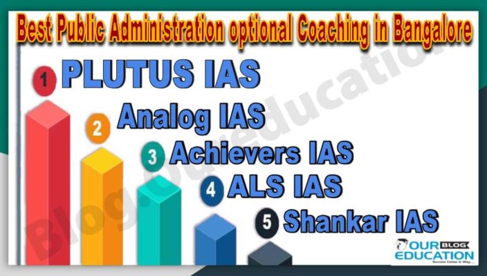 Top Public Administration optional Coaching in Bangalore