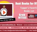 Best Books for VITEEE Topper's Favorite Books List