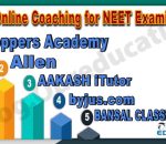 Best Online Coaching Classes for NEET Exam