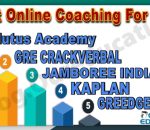 Best Online Coaching Institute For GRE