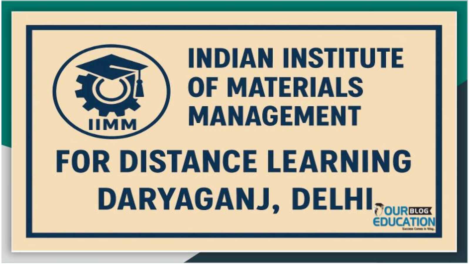 Indian Institute of Materials Management For Distance Learning Daryaganj Delhi