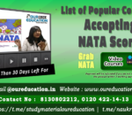 List of Popular Colleges Accepting NATA Scores