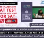 syllabus for sat test and result
