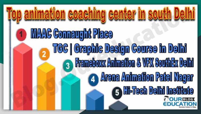 Best animation coaching center in south Delhi