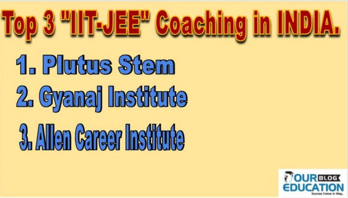 Top 3 IIT JEE Coaching Institutes in India