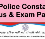 UP Police Constable 2018 Written Exam Syllabus