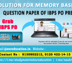 Solution for Memory Based Question Paper of IBPS PO PRE