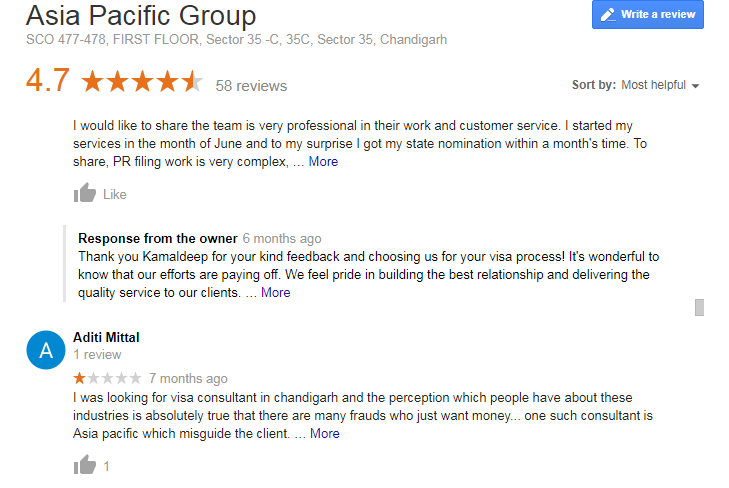 asia pacific google Reviews