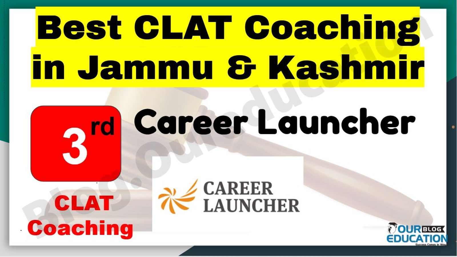Best Law Entrance Coaching in Jammu and Kashmir 