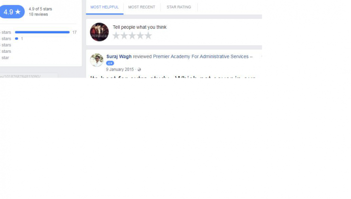 Premier Academy for administrative services Nagpur Facebook Reviews