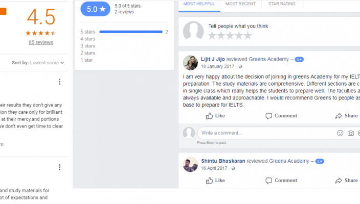 Greens Academy Thiruvananthapuram Reviews