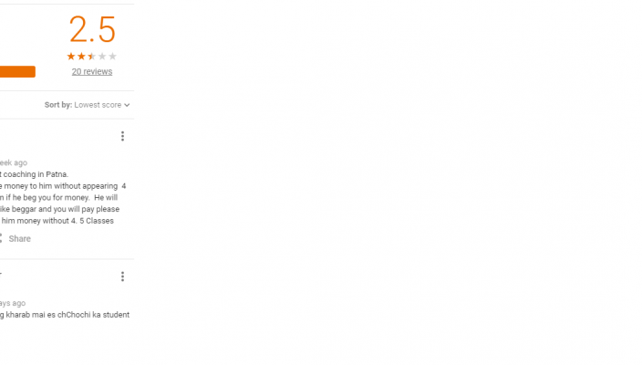 Sarvodaya Civil Services Patna Reviews