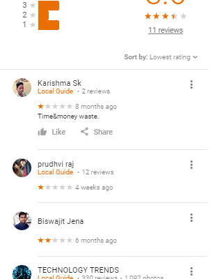 ERUDITE COACHING CENTRE HYDERABAD REVIEWS