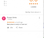 Eminence IAS academy Coaching Patna Reviews