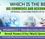 Which is the best IAS commerce and accountancy optional coaching institute in India?