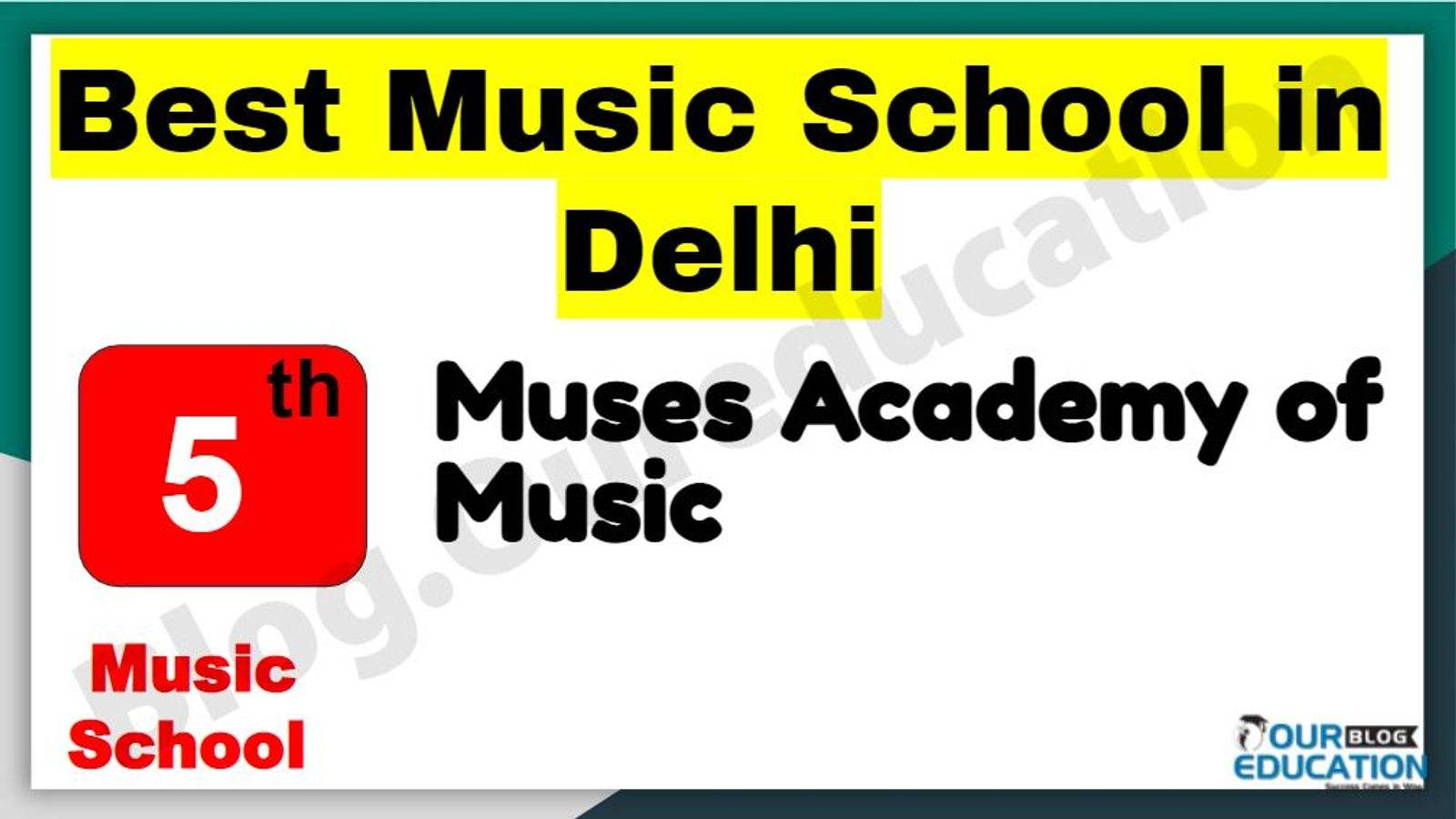 Best Music School in Delhi