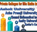 bEST PRIVATE COLLEGE FOR BSC MATHS IN INDIA