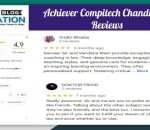 Achiever Compitech Chandigarh Review