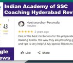 Indian Acdemy coaching SSC In hyderabad
