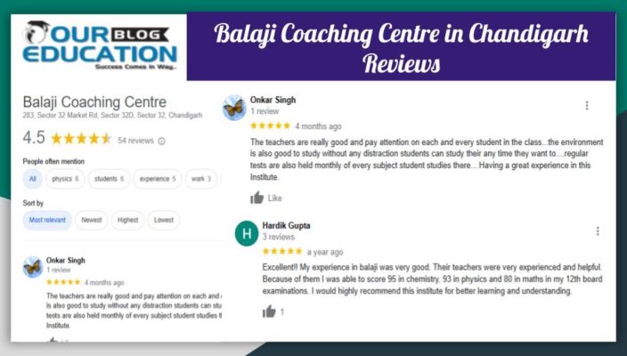 Balaji Coaching in Chandigarh Review
