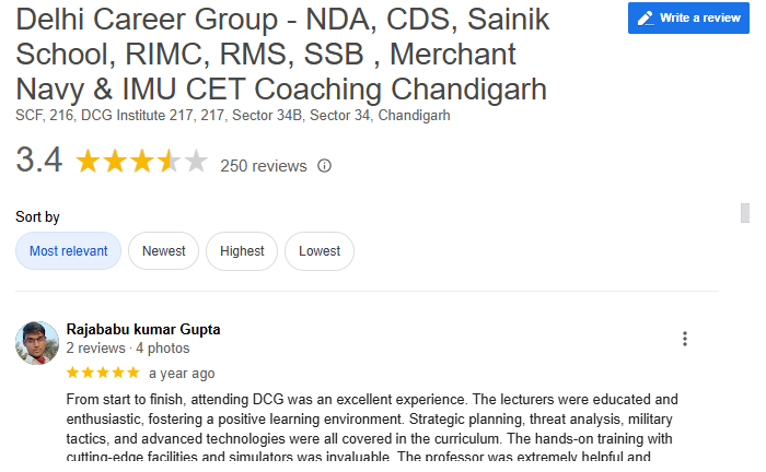 Delhi Career Group in Chandigarh Review
