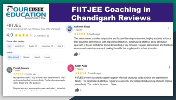 FIIT JEE Coaching in Chandigarh Review