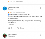 Foundation Institute Coaching in Bangalore Reviews