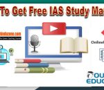 How To Get Free IAS Study Material