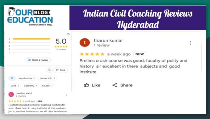 Indian civil coaching Hyderbad reviews