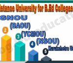 Top Distance University for Bed colleges in India