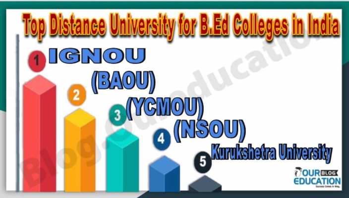 Top Distance University for Bed colleges in India